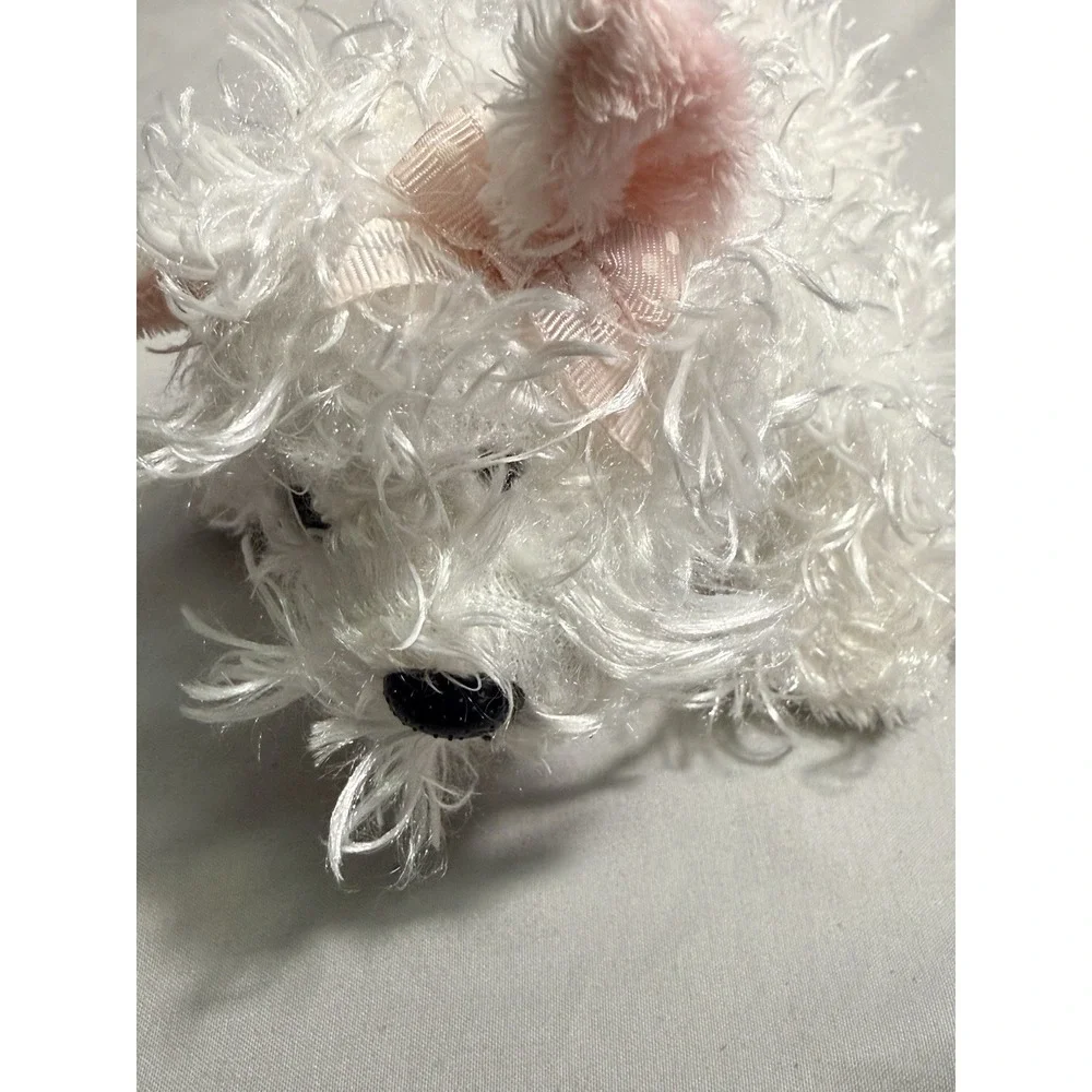 Ganz Webkinz Lil' White Terrier Stuffed Animal Soft Plush Great Condition